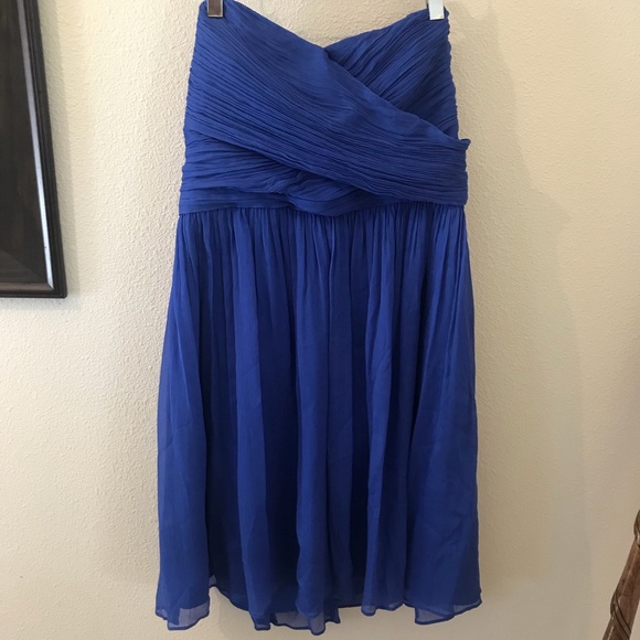 J. Crew Dresses & Skirts - J. Crew Arabelle Blue Bridesmaid Wedding Prom brunch homecoming dress